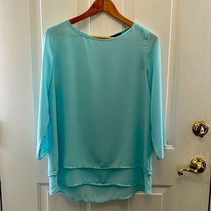 The Limited top zip back